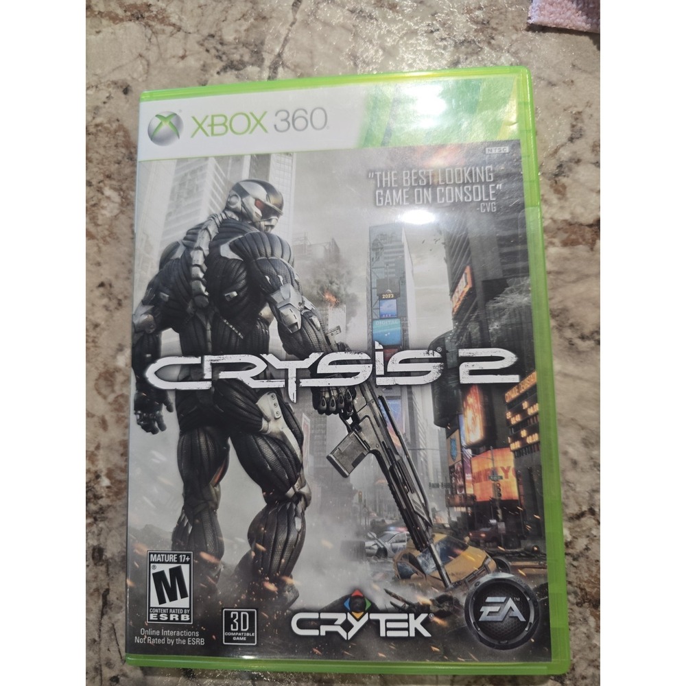 Crysis 2 - Microsoft Xbox 360 Games - Complete in Box with Manual